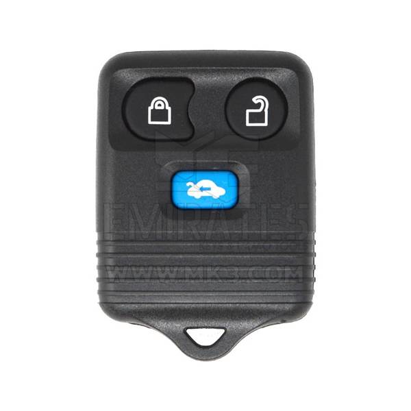 Ford Remote Key Shell 3 botões tipo botão de porta-malas azul