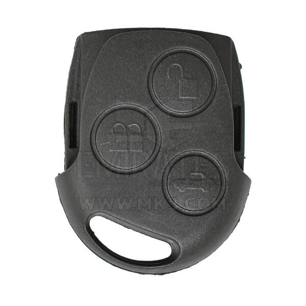 Ford Focus Remote Key Shell Black 3 Button