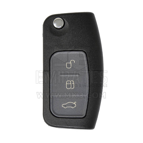 Ford Flip Remote Key Shell 3 botões Lâmina HU101