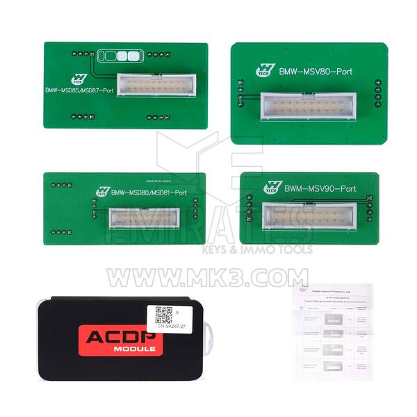 Yanhua ACDP Set Module 27 BMW MSV80/MSD8X/MSV90 DME lectura/escritura ISN y clonación