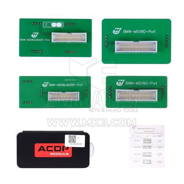 Yanhua ACDP Set Module 27 BMW MSV80 / MSD8X / MSV90 DME قراءة / كتابة ISN والاستنساخ