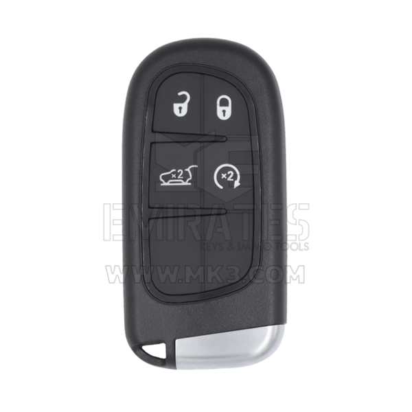 Jeep Cherokee 2015-2022 Carcasa Llave Control Remoto Inteligente 4 Botones