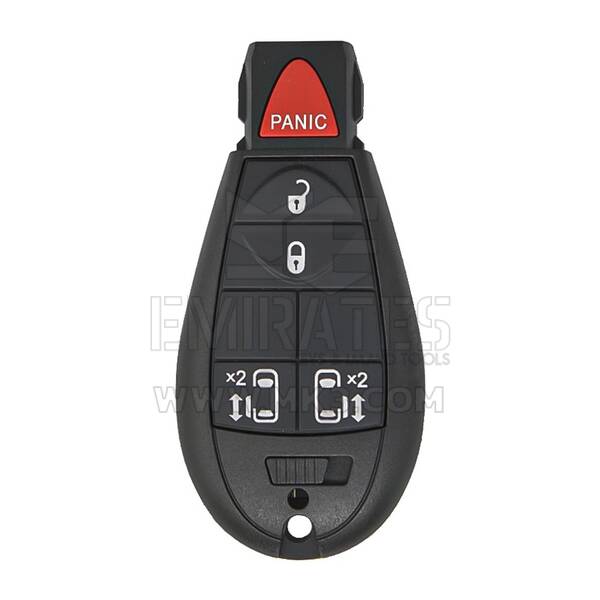 Jeep Dodge Chrysler Fobik Remote Key 4+1 Buttons Side Doors Button Type HITAG 2 - ID46 -PCF7941 433MHz FCC ID: IYZ-C01C