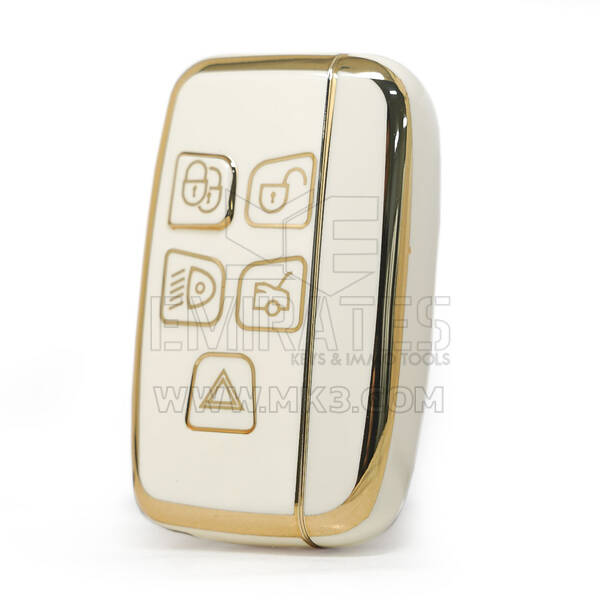 Nano High Quality Cover For Range Rover Remote Key 5 Buttons White Color