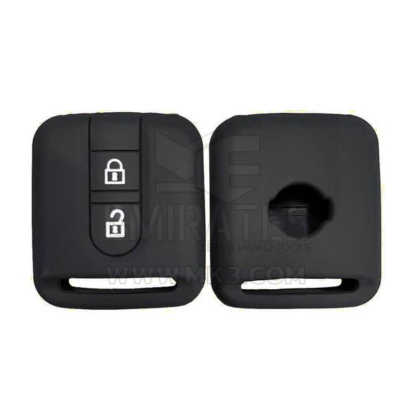 Coque en silicone pour clé à distance Nissan Qashqai Micra 2 boutons