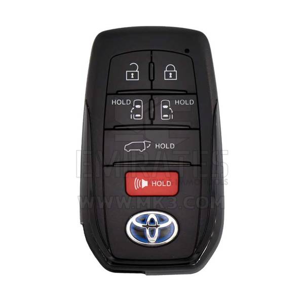 Chave inteligente genuína Toyota Sienna 2021 312.11/314.35MHz 8990H-08010