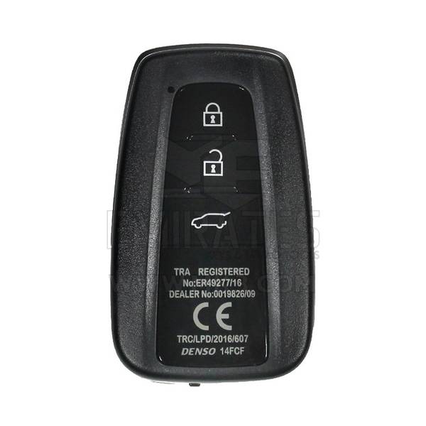 Toyota Land Cruiser Prado 2018-2019 Genuine Smart Remote Key Shell 3 Buttons 89072-60G20