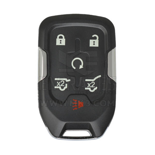 Coque de clé télécommande intelligente Chevrolet GMC 2016, 5 + 1 boutons