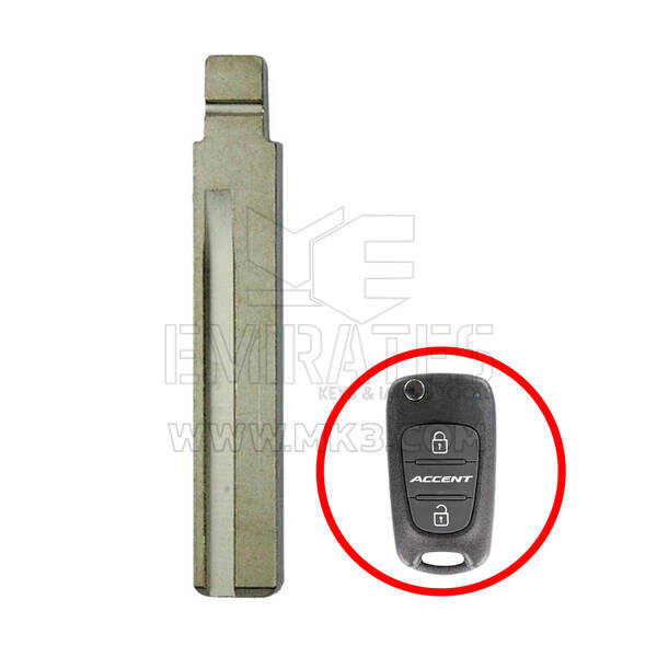 Hyundai I30 2011-2014 Hoja de llave remota genuina 81996-2V101