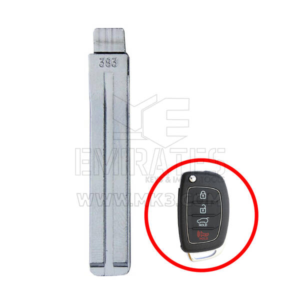 Hyundai Tucson 2012 Genuine Flip Remote Key blade 81996-2S000