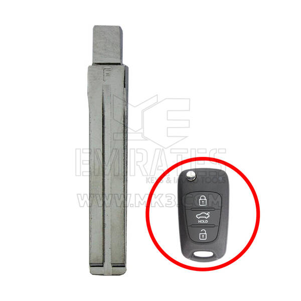 Hyundai KIA Sportage Hoja de llave remota genuina Flip 81996-2L001
