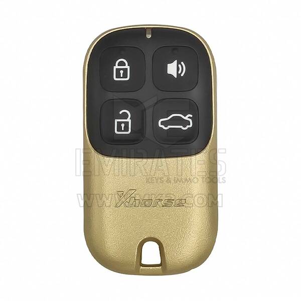 Xhorse VVDI Key Tool VVDI2 Wire Garage Remote Key 4 Buttons Golden Type XKXH02EN