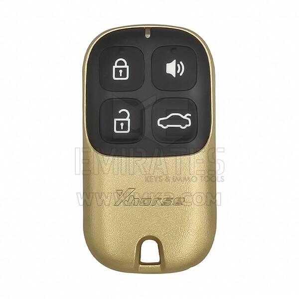 Xhorse VVDI Key Tool VVDI2 Wire Garage Remote Key 4 botones Golden Type XKXH02EN