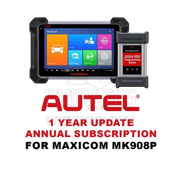 MaxiCOM MK908P için Autel 1 Yıllık Güncelleme Aboneliği