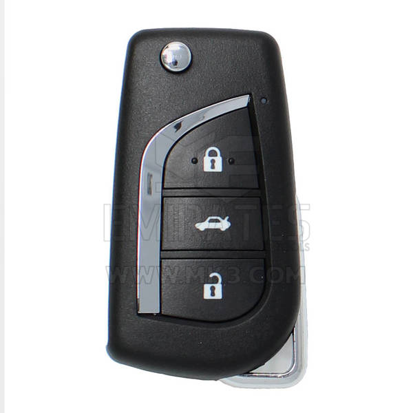 Keydiy KD Evrensel Çevirmeli Uzaktan Kumanda Anahtarı 3 Düğme Toyota Tip B13-3