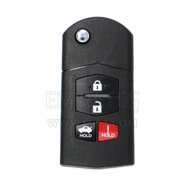 Keydiy KD Universal Flip Remote Key 3 + 1 أزرار Mazda Type B14-3 + 1
