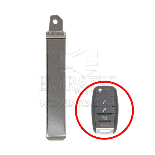 KIA Genuíno Niro 2016-2020 Flip Remote Key Blade KIA9TE 81996-G5010