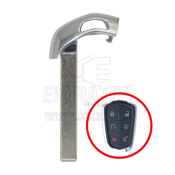 Cadillac Smart Key Télécommande Lame Type 2