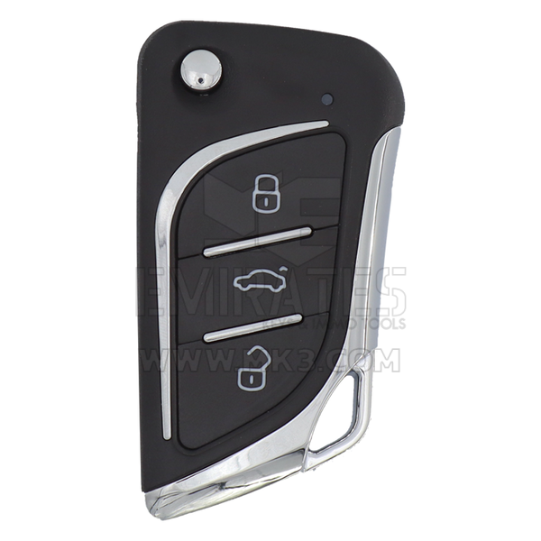 KeyDiy KD Universal Flip Remote Key 3 أزرار على شكل سكين نوع كاديلاك B30