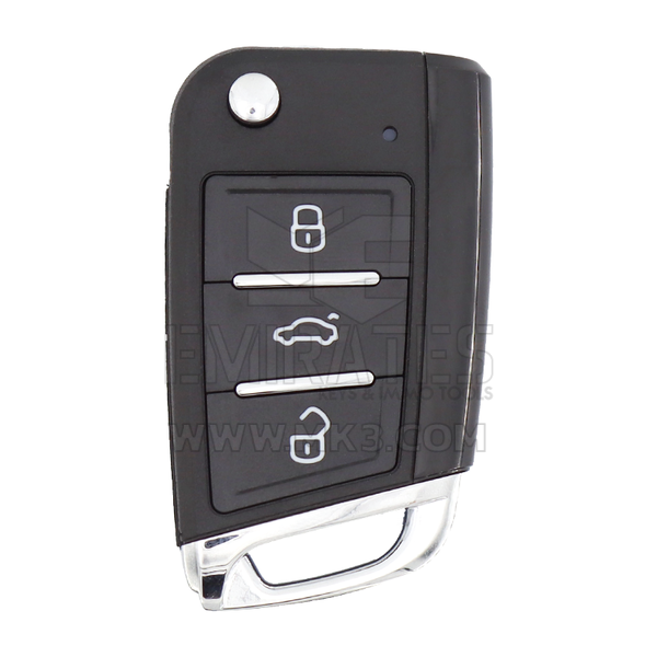 KeyDiy KD Universal Flip Remote Key 3 Botões VW MQB Tipo NB15