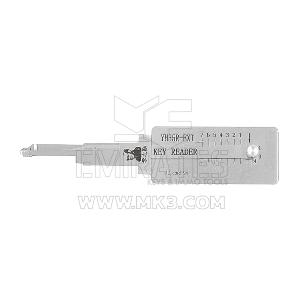 Оригинальный считыватель декодера Lishi Pick YH35R + EXT READER с увеличенной длиной инструмента