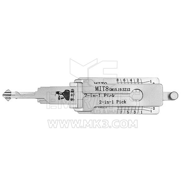 Original Lishi 2-in-1 Pick Decoder Tool MIT8-AG