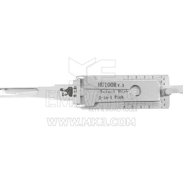 Оригинальный инструмент Lishi 2-in-1 Pick Decoder Tool HU100R-V3-AG