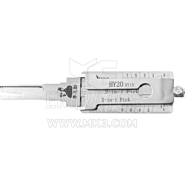 Оригинальный инструмент Lishi 2-in-1 Pick Decoder Tool HY20 для HYUNDAI и KIA