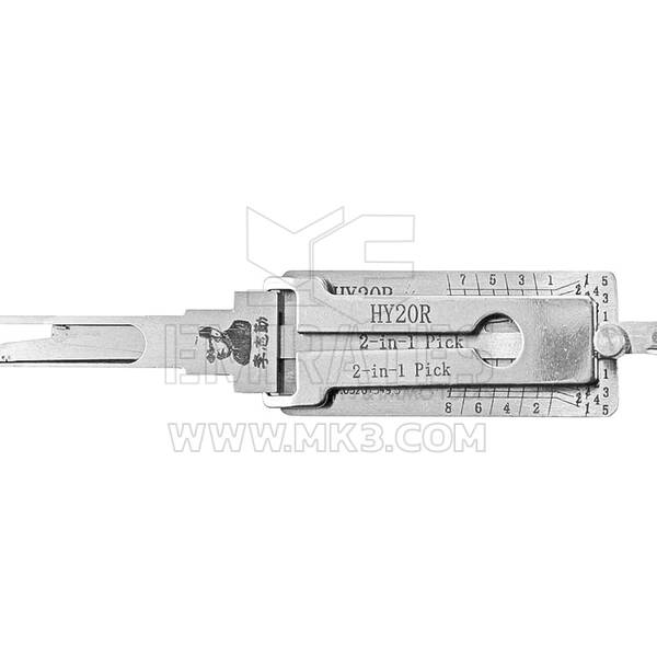 Ferramenta de decodificação original Lishi 2 em 1 HY20R para Hyundai