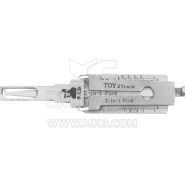 Original Lishi 2-in-1 Pick Decoder Tool TOY2T-AG using For Toyota & Lexus Smart Remote One Side Blade