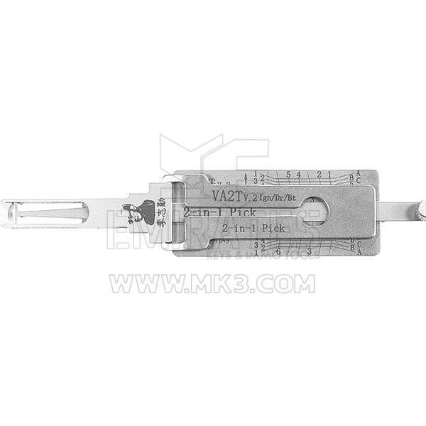 Оригинальный инструмент Lishi 2-in-1 Pick Decoder Tool VA2T-AG