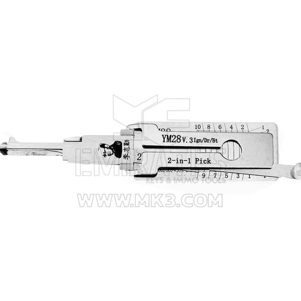 Original Lishi 2-in-1 Pick Decoder Tool YM28+