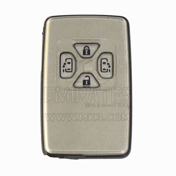 Porta deslizante Toyota Smart Key 4 botões 312 MHz PCB 271451-6230