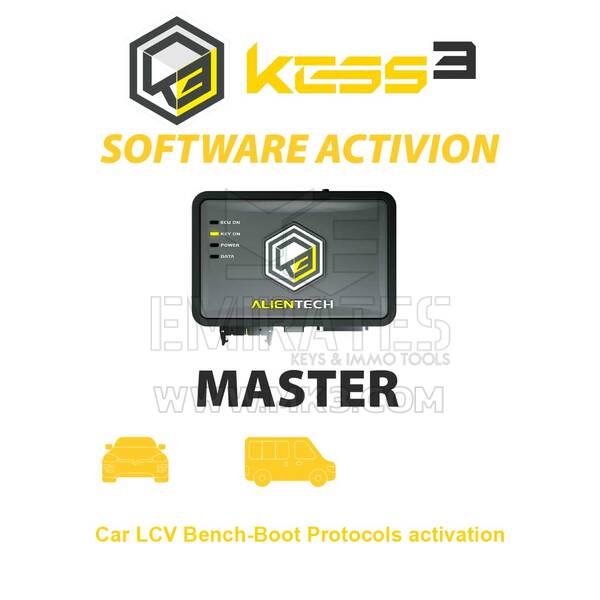 Alientech KESS3MA005 KESS3 Master Car LCV Bench-Boot Attivazione protocolli