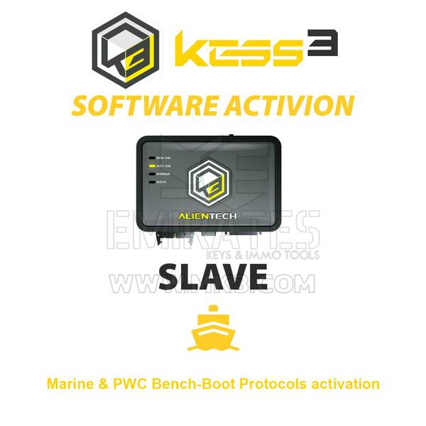 Alientech KESS3SA008 Attivazione dei protocolli KESS3 Slave Marine e PWC Bench-Boot