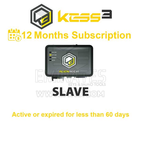 Alientech KESS3SS0001 - KESS3 Slave - Suscripción de 12 meses
