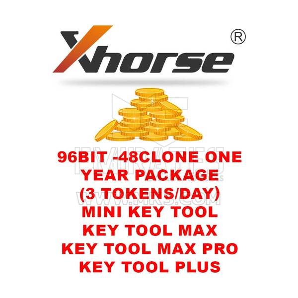 Xhorse - 96bit 48-klon Bir Yıllık Paket (günde 3 jeton)