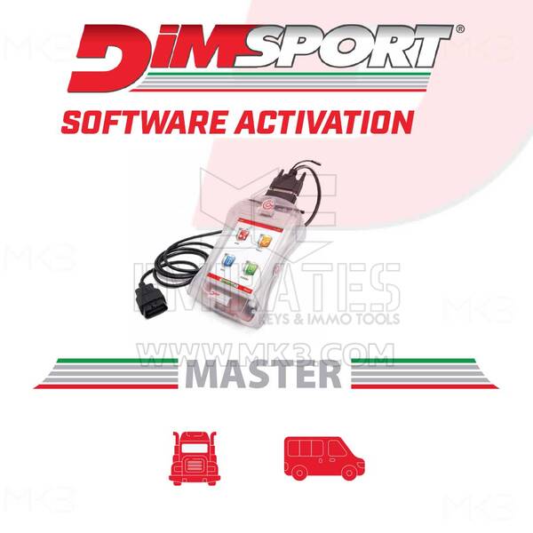 Dimsport - NEW GENIUS MASTER - CAMION, BUS ET VÉHICULE COMMERCIAL LÉGER (AV3240001) Activation