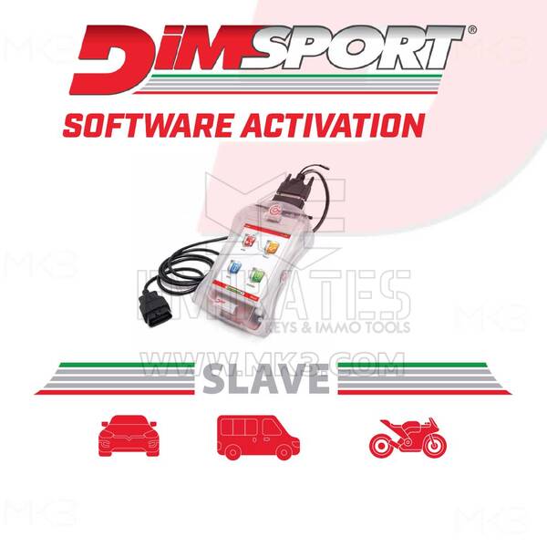 Dimsport - NEW GENIUS SLAVE - CAR & LIGHT COMMERCIAL VEHICLE (AV99NFPGC09-01) Activation