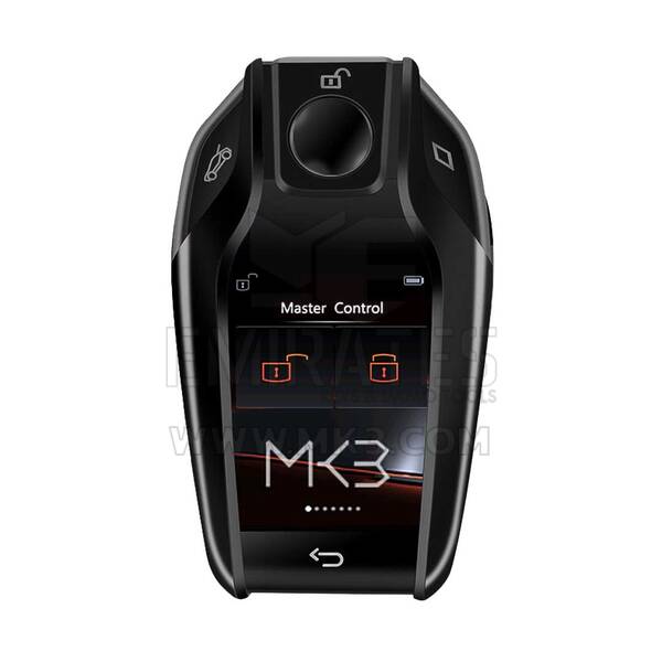Versión de actualización LCD, Kit de mando a distancia inteligente Universal modificado para todos los coches sin llave, estilo BMW, Color negro