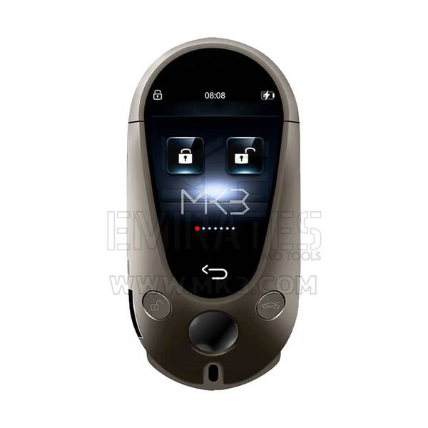 Système PKE de clé télécommande intelligente modifiée universelle LCD, pour toutes les voitures sans clé, Style Mercedes Benz, couleur bronze