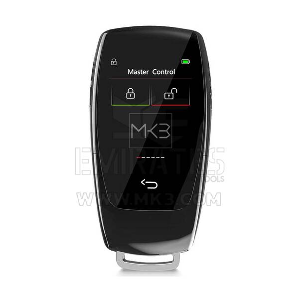 Kit de clé télécommande intelligente modifiée universelle LCD, pour toutes les voitures d'entrée sans clé, Mercedes Benz, Style classique, couleur noire