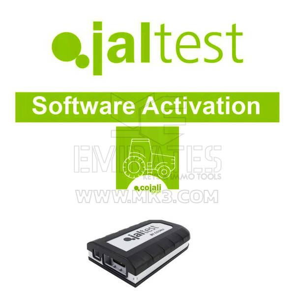 Licence d'utilisation d'activation du logiciel Jaltest AGV