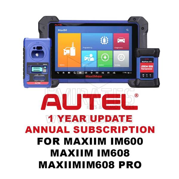 Assinatura de atualização de 1 ano da Autel para MaxiIM IM600, IM608 e IM608 Pro