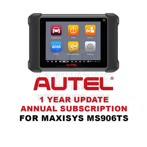 Assinatura de atualização de 1 ano da Autel para MaxiSYS MS906TS