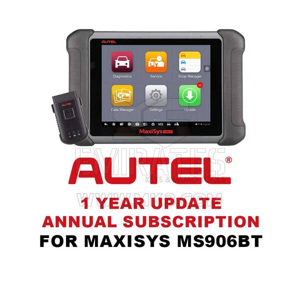 MaxiSYS MS906BT için Autel 1 Yıllık Güncelleme Aboneliği