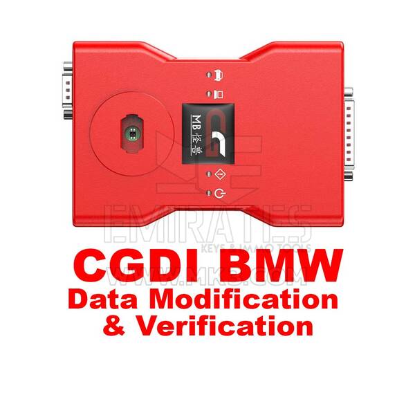 CGDI BMW Data Modification and Verification