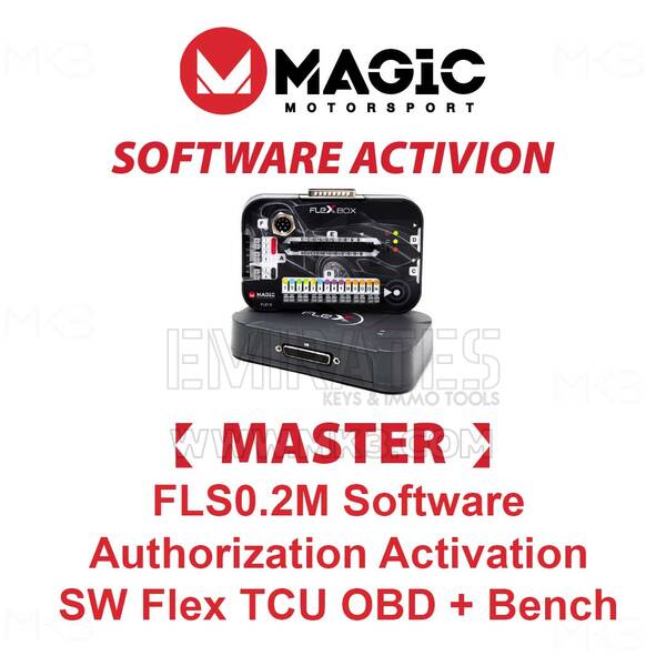 Activation de l'autorisation logicielle MAGIC FLS0.2M SW Flex TCU OBD + Bench Master