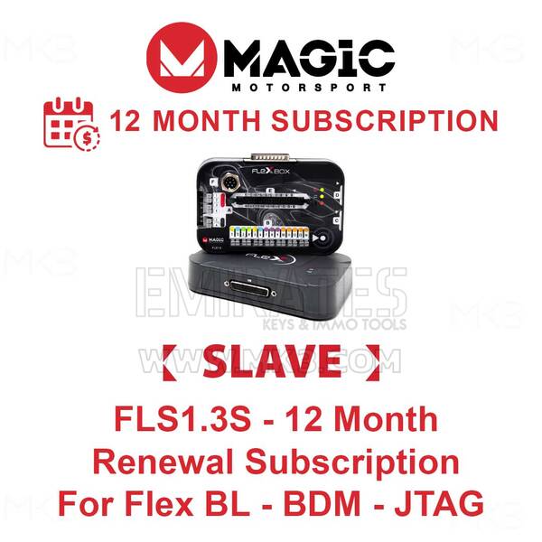 MAGIC FLS1.3S - Assinatura de renovação de 12 meses para Flex BL - BDM - JTAG Slave