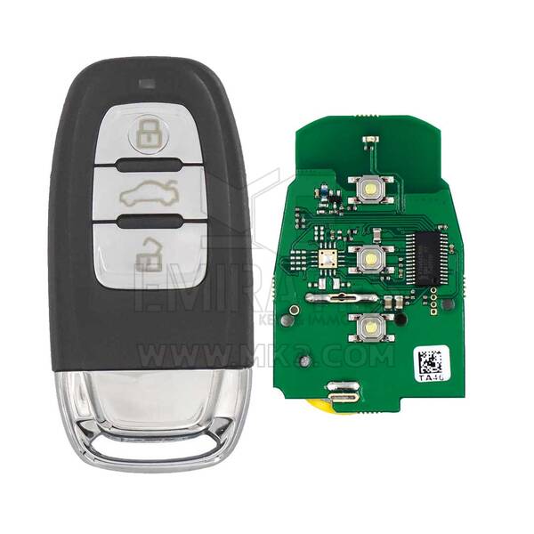 Circuit imprimé d'origine Abrites TA46 Audi BCM2 avec coque de clé 433 MHz